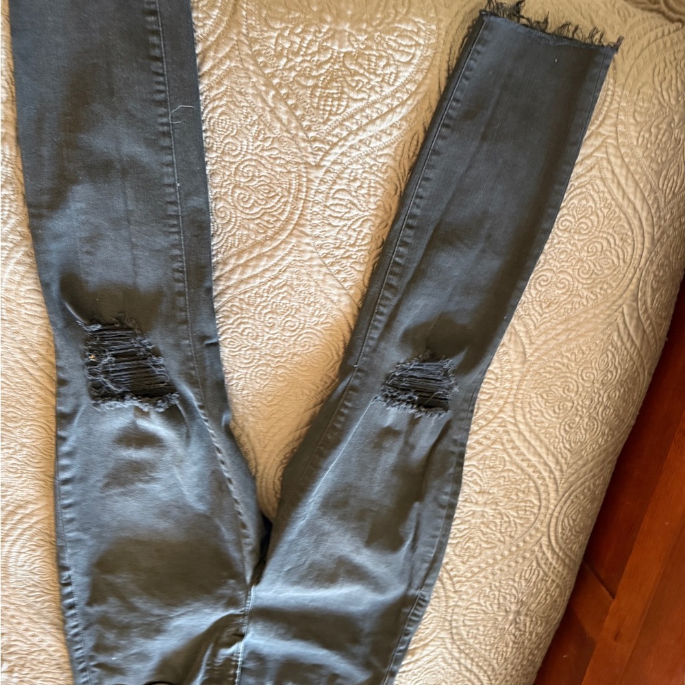Good American Charcoal Skinny Jeans
